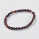 Бусины Натуральный Агат, Круглые, на Нитях, Коричневый, 6мм, Отверстие 1мм, около 32шт/19см/нить - изображение 5