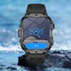 Смарт-годинник чоловічий SMART WATCH Fitness з браслетом і ремінцем чорний - зображення 7