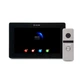 Комплект WIFI видеодомофона Панель вызова BCOM BT-400FHD Silver + WIFI Видеодомофон BCOM BD-770FHD/T Black - изображение 1