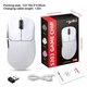 Миша бездротова HXSJ T700 з акумулятором 2.4G+Bluetooth+Wired White - зображення 7