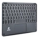 Клавиатура беспроводная JEQANG JB-380 bluetooth charging and lighting touch keyboard Черный - изображение 2