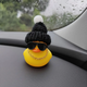 Резиновая уточка в шапке с бубоном Crazy Duck на торпеду Podarkus AD014-2 - изображение 1
