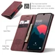 Чехол книжка с магнитом Samsung Galaxy A16 A165 CaseMe Wine (40454-42) - изображение 3