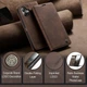 Чехол книжка с магнитом Samsung Galaxy A07 A075 CaseMe Dark Brown (43114-05) - изображение 2