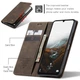 Чехол книжка с магнитом Samsung Galaxy A07 A075 CaseMe Dark Brown (43114-05) - изображение 3