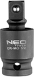 Zestaw przegubów udarowyh NEO Tools 1/4", 3/8", 1/2" 3 szt 10-256 (5907558469646) - obraz 2