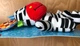 Игрушка шуршалка SOZZY, яркая, шуршит, прорезыватель для детей 0-3г Коровка в полосочку Корова Черно-Белая - изображение 4