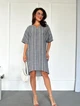 Зручна oversize сукня на кожен день INNOE 270578-1, р. 52-54 Темно-сірий - зображення 1