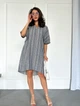 Зручна oversize сукня на кожен день INNOE 270578-1, р. 52-54 Темно-сірий - зображення 7