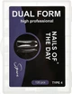 Верхние формы для ногтей, скво-квадрат, 120 шт. - Nails Of The Day Dual Form Square (Type 4) 120шт (1408953-27067877) - изображение 1