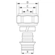Євроконус KOER KR.1152 - 3/4”x16 (KR3182) kr - зображення 2