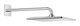Верхній душ з настінним кронштейном Grohe Rainshower Mono (26563000) ( 18242 ) - зображення 1