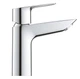 Одноважільний змішувач для раковини M-Size Grohe BauLoop New з нажимним донним клапаном (23886001) ( 10520 ) - изображение 5