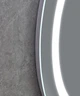 Дзеркало для ванної кімнати з регульованим підсвічуванням та захистом від запотівання Mixxus Plain MC02-60 кругле сенсорне (MI6012) - зображення 5