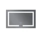 Дзеркало Mixxus HARD MR07-50x80 з LED Touch, Anti-fog, димером, регулюванням яскравості (MI6658) - зображення 1