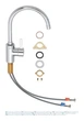 Змішувач для кухні Grohe Eurosmart Cosmopolitan (32843002) - зображення 2