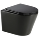 Подвесной унитаз Mixxus Premium BEVEL-0301-T3 BLACK 515х355х365mm, система смыва TORNADO 3.0 (MP6595) - изображение 1