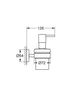Дозатор рідкого мила Grohe Essentials New (40448001) kr - зображення 2