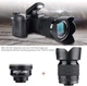 Фотоаппарат Oumij D7200 / 20Мп / CMOS / Full HD 30fps / 24Х зум / Черный Б/В - изображение 3
