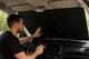 Солнцезащитный автомобильный зонтик на лобовое стекло с чехлом черный (18213611) - изображение 2