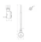 Тен Terma MEG 1.0 400 W, Black кабель спиральный с вилкой - изображение 3