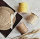 Пряжа Ispie Raffia, Перлинно-білий/ Pearlized white: 120 г 250 м. Нитка для в'язання, 100% целюлоза, Іспі Рафія - зображення 9