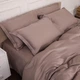 Комплект постельного белья MirSon двуспальный 175x210 см 08 Beige Tencel (2200009637148) - изображение 8
