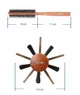 Профессиональный браш для укладки волос феном SANBI Roll Brush LC-15 - изображение 5