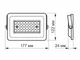 Прожектор LED 30W 5000K 220V IP65 VL-F2e-305W VIDEX - изображение 4
