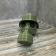 Крышка на фаркоп Stalker Заглушка с противогазом и шлемом колпак Зеленый 50 мм 3d-9201 - изображение 3