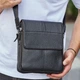 Чоловіча шкіряна чорна сумка через плече Tiding Bag M1254A - зображення 1