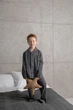 Пижама детская Handy Wear Homely вареный хлопок в клетку графит 110-116 - изображение 6