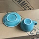 Чашка з блюдцем Loveramics EGG 200мл Teal - зображення 3