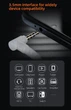 Кабель KZ M2 для наушников с двойным HD микрофоном c-pin/QDC 3,5 мм - изображение 3