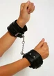 Шкіряні наручники з хутряною підкладкою для рольових ігор BDSM аксесуари One size - зображення 4