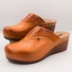 Жіночі сабо шкіряні Leon 1002, brown, 39р. - зображення 7
