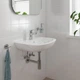 Одноважільний змішувач для раковини S-Size Grohe BauLoop New з нажимним донним клапаном (23878001) - изображение 6