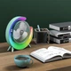 Вентилятор акумуляторний з підсвіткою Colorful Desktop Fan Blue - изображение 5