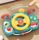 Руль музыкальный игрушка интерактивная на коляску, кресло или кроватку с креплениями, с мелодиями и светом для малышей бирюзовий - изображение 4