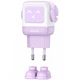 Зарядний пристрій Ugreen CD361 Robot tech 65W 2xType-C 1xUSB Gan Fast Charger Purple (35291) - зображення 2