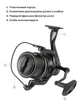 Катушка Brain Apex Carp Big Pit 8000 6+1BB - изображение 7