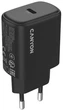 Сетевое зарядное устройство Canyon OnCharge 250 25W 1xPD EU Black (CNE-CHA250-11) - изображение 4