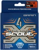 Шнур Brain Scout 4X 150m (fluoro Orange) 0.100mm 5.8kg - изображение 2