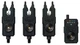 Набір сигналізаторів Prologic Custom SMX MKII Bite Alarms Set 3+1 red/green/yellow - зображення 1