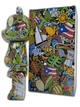 Статуэтка Bearbrick x Puerto Rico 400% 28 см Medicom Toy Острів - зображення 3