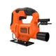 Пила лобзикова мережева BLACK+DECKER, 400 Вт, пропил до 65 мм з регулюванням швидкості та кроком полотна 18 мм, пилеочищення та - изображение 1