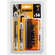 Набор бит DeWALT, Phillips, Pozidriv, Torx, Slotted, Ph1, Ph2, Ph3, Pz2, Pz3, Sl6, T15, T20, T25, T30, L=25 мм, 14 шт, блистер - изображение 1