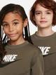 Подростковый спортивный костюм (свитшот + штаны) Nike K Nsw Tracksuit Poly Crew Hbr FD3090-222 158-170 см Хаки (197859909131) - изображение 10