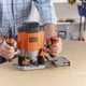 Фрезер мережевий BLACK+DECKER, 1200 Вт, 8000 - 28000 об/хв, цанга 6 - 8 мм, максимальний діаметр фрези - 30 мм, вага 3.37 кг - изображение 4