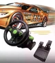Ігровий кермо з педалями Vibrating Wheel для ПК і PS3, USB підключення, 180°, вібровіддача (20500000008) - зображення 4
